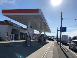 ENEOSのセルフガソリンスタンドです